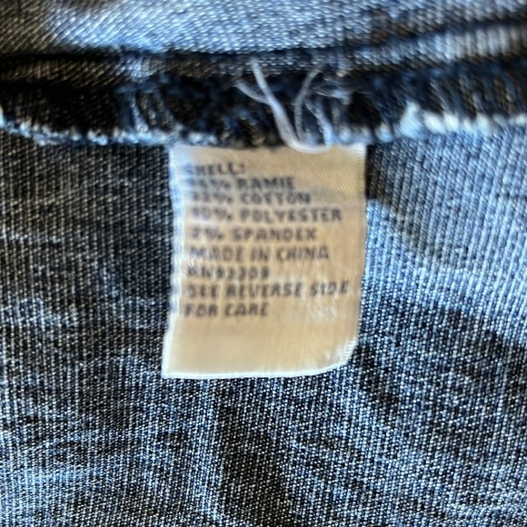 DG2 by Diane Gilman Embroidered Jean Vest - Picture 13 of 13